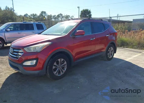2014 Hyundai Santa Fe Sport 2.4L from USA, damaged, VIN 5XYZU3LB4EG157106